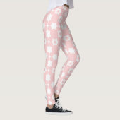 Roze Cirkels Patroon Leggings (Rechts)
