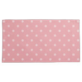 Roze Cirkels Patroon Paar Kussenslopen (Voorkant-Rechts)