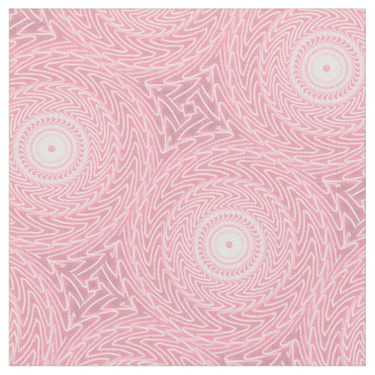 Roze cirkels patroon stof (Close Up)