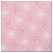Roze cirkels patroon stof (Swatch)