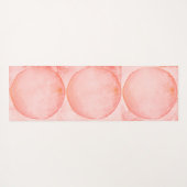 Roze cirkels yogamat (Achterkant (horizontaal))