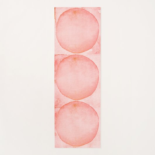 Roze cirkels yogamat (Voorkant)