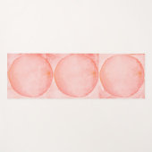 Roze cirkels yogamat (Voorkant (horizontaal))