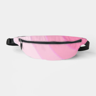 Roze cirkelvormige wervelingen ombre heuptasje