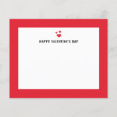 Roze citaten op hartenkaartje voor Valentijnsdag (Achterkant)