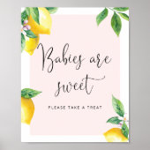 Roze citroen baby's krijgen een speciale behandeli poster (Voorkant)