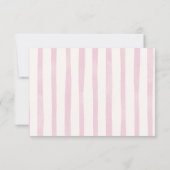 Roze citroen dank je bruiloft bedankkaart (Achterkant)