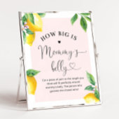 Roze citroen Hoe groot is mama's buik? Poster