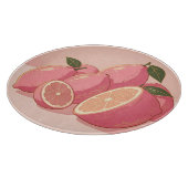 Roze Citroen Modern Vrouwelijk Citrus Snijplank (Hoek)