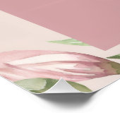 Roze citroen welkomstposter perfect poster (Hoek)
