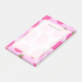 Roze Citroenen Limonade Zomer Fruit Pret Helder Post-it® Notes (Schuin)