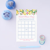  Roze Citroenen Vrijgezellenfeest Bingo Game Kaart (Enkel)