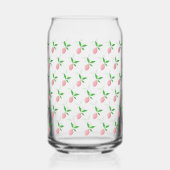 Roze citroenlimonade  blikvorm glas (Voorkant)