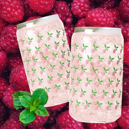 Roze citroenlimonade  blikvorm glas