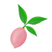 Roze citroenlimonade  blikvorm glas