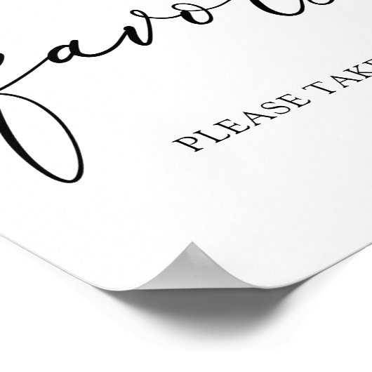 Roze Citrus bloemen gunsten teken Poster (Hoek)