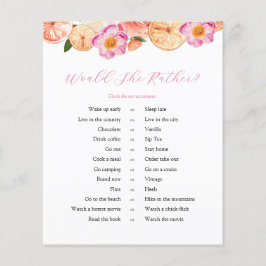 Roze Citrus Bruids Wil Ze Liever Spel