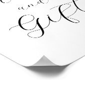 Roze Citrus Kaarten en Gifts Sign Poster (Hoek)