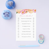 Roze Citrus Over of Onder Vrijgezellenfeest Game Flyer (Enkel)