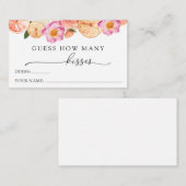 Roze Citrus raden hoeveel kussen behuizing Kaart (Voorkant / Achterkant)