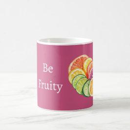 Roze Citrus Vrucht Wees Fruitig Koffiemok