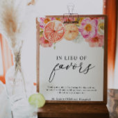 Roze Citrusbloem in plaats van het teken van de gu