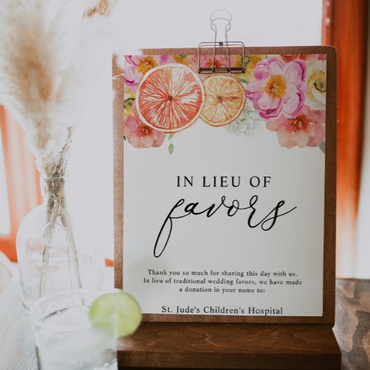 Roze Citrusbloem in plaats van het teken van de gu