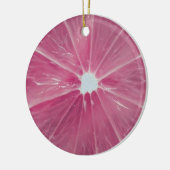 Roze citrusvruchtenoorten keramisch ornament (Links)