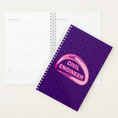Roze civiel ingenieur planner (Display)