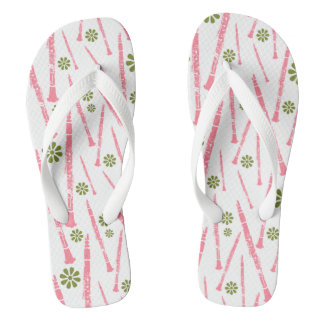 Roze Clarinet Musical Instrument Marching Band Teenslippers