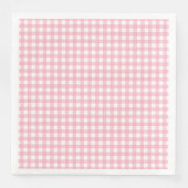 Roze Classic Buffalo Pset Pattern Napkins Servet (Voorkant)