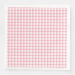 Roze Classic Buffalo Pset Pattern Napkins Servet