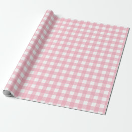 Roze Classic Buffalo Pset Pattern Onderzetter Cadeaupapier