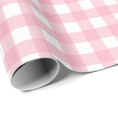 Roze Classic Buffalo Pset Pattern Onderzetter Cadeaupapier (Rol Hoek)