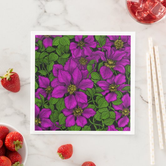 Roze Clematis klimplant Servet (Insitu)