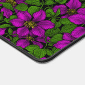 Roze Clematis vine Bureaumat (Hoek)