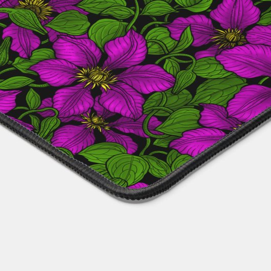 Roze Clematis vine Bureaumat (Hoek)