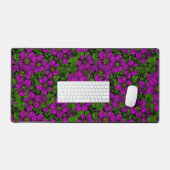 Roze Clematis vine Bureaumat (Keyboard & Muis)