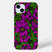 Roze Clematis vine Case-Mate iPhone Case (Achterkant)