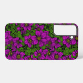 Roze Clematis vine Samsung Galaxy Hoesje (Achterkant horizontaal)