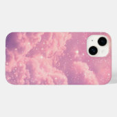 Roze Cloud Esthetische iPhone Case Dromerige Sky D (Achterkant (horizontaal))