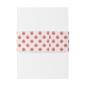 Roze Clover Ribbon (Pers) van Kenneth Yoncich Uitnodigingen Wikkel (Achterkant Voorbeeld)