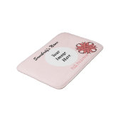 Roze Clover Ribbon Tmpl van Kenneth Yoncich Badmat (Gekanteld)