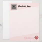 Roze Clover Ribbon van Kenneth Yoncich (Voorkant / Achterkant)