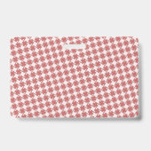 Roze Clover Ribbon van Kenneth Yoncich Badge (Achterkant)
