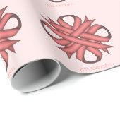 Roze Clover Ribbon van Kenneth Yoncich Cadeaupapier (Rol Hoek)