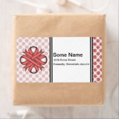 Roze Clover Ribbon van Kenneth Yoncich Etiket (Insitu)