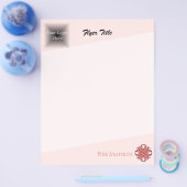 Roze Clover Ribbon van Kenneth Yoncich Flyer (Enkel)