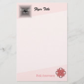 Roze Clover Ribbon van Kenneth Yoncich Flyer (Voorkant)