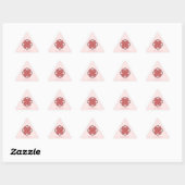 Roze Clover Ribbon van Kenneth Yoncich Sticker (Vel)